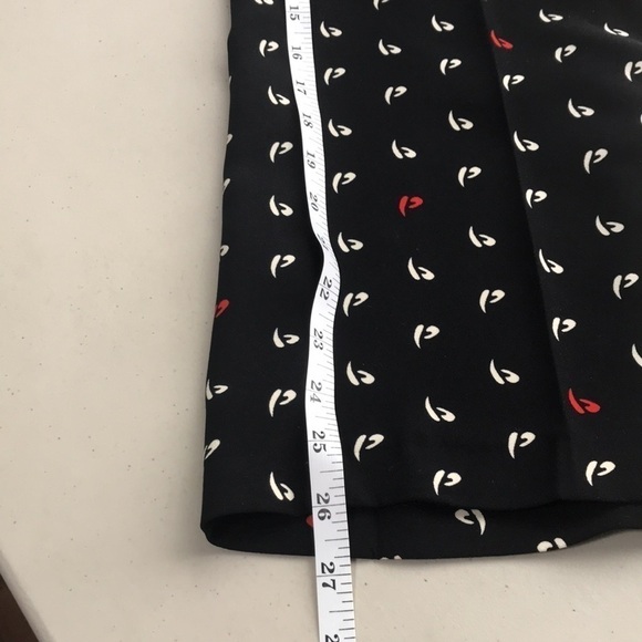 Pinko Black and Red Cropped Pants - Picture 12 of 15